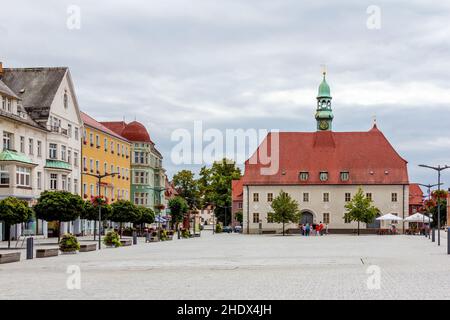 hôtel de ville, finsterwalde, hôtels de ville Banque D'Images