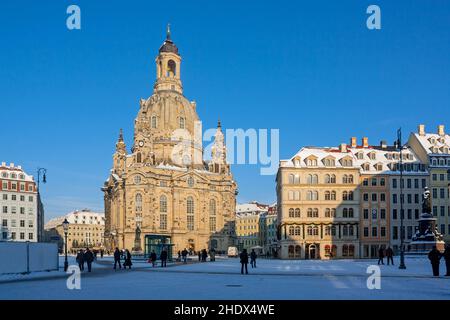 dresde, frauenkirche, neumarkt, dresdens, frauenkirches,neumarkts Banque D'Images