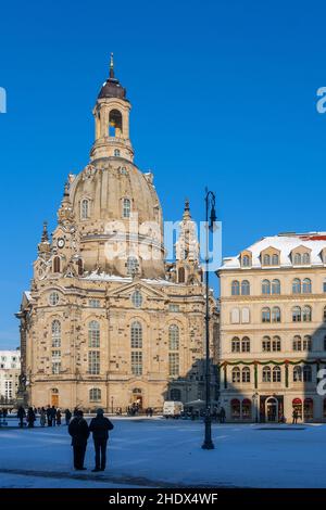 dresde, frauenkirche, dresdens, frauenkirches Banque D'Images