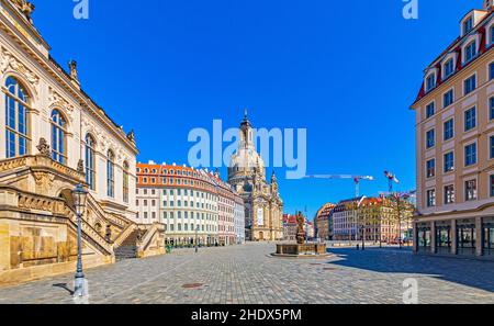 dresde, neumarkt, dresdens, neumarkts Banque D'Images