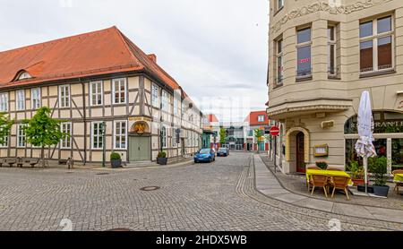 eberswalde, vieille ville, eberswaldes, vieilles villes Banque D'Images