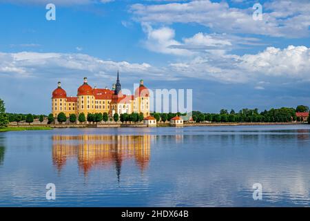 château de moritzburg, schloss moritzburgs Banque D'Images