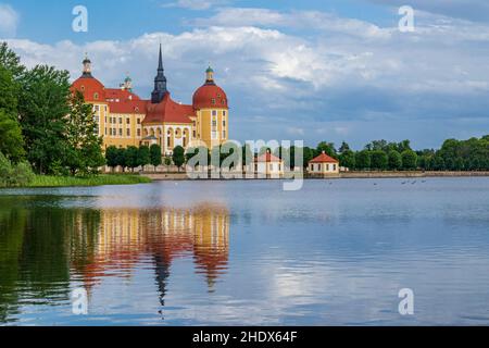 château de moritzburg, schloss moritzburgs Banque D'Images