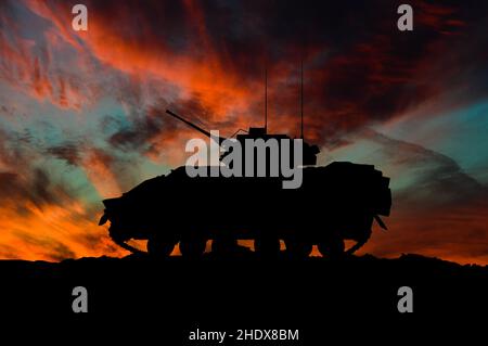 véhicule blindé de combat d'infanterie, bradley ifv Banque D'Images