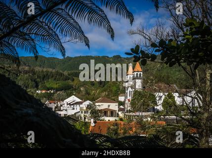 monastère, sao miguel, igreja de santa ana, monastères, sao miguels, santa ana Banque D'Images