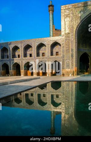 mosquée, isfahan, mosquée de jameh d'isfahan, mosquées, mosquée de jameh, mosquée de jāmeh isfahān Banque D'Images