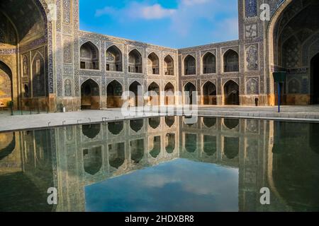 mosquée, isfahan, mosquée de jameh d'isfahan, mosquées, mosquée de jameh, mosquée de jāmeh isfahān Banque D'Images