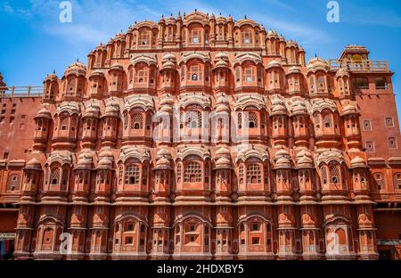 jaipur, hawa mahal, palais de la ville, jaipur, hawa mahal,palais de ville Banque D'Images