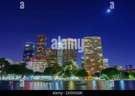 horizon, los angeles, paysage urbain, paysages urbains, lignes de ciel Banque D'Images