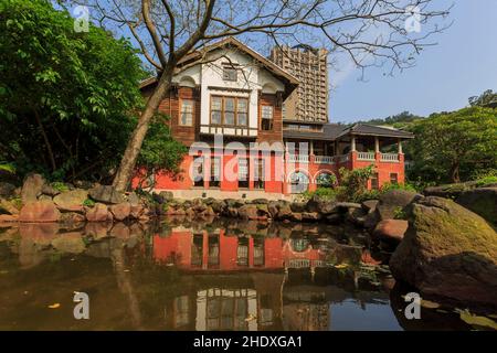 taipei, musée de la source chaude de beitou, taipeis Banque D'Images