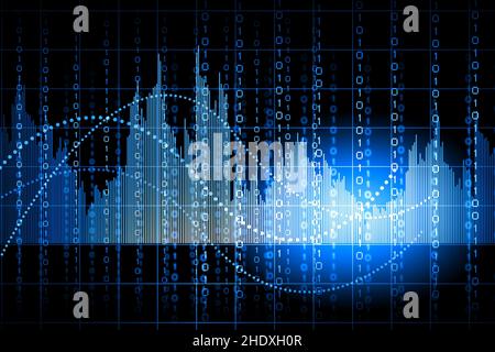 diagramme, code binaire, diagramme, diagrammes, diagrammes,graphique, graphiques, codes binaires, délimitation, schéma Banque D'Images