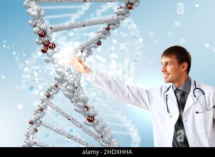 recherche génétique, adn, recherches génétiques, adn Banque D'Images