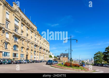 L'édifice Nice Havrais à Sainte-adresse, en France. Banque D'Images