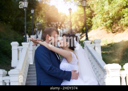 couple de mariée, couples de mariée Banque D'Images