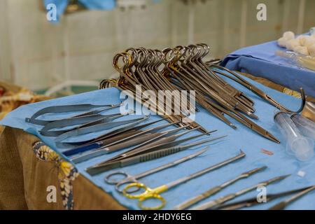 outils, chirurgie, instruments chirurgicaux, outils, chirurgies Banque D'Images