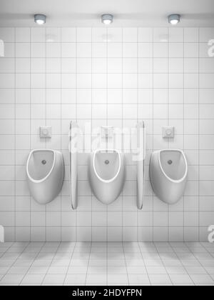 toilettes, urinoirs, toilettes pour hommes, installations sanitaires, installations sanitaires,toilettes, urinoirs, toilettes pour hommes Banque D'Images