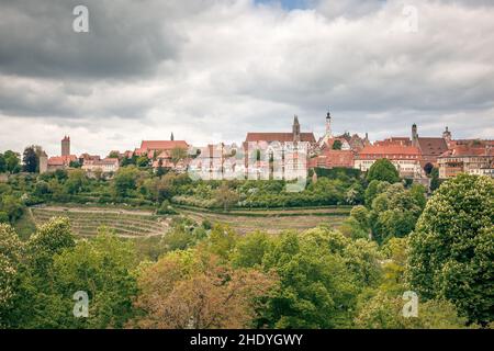 rothenburg ob der tauber, rothenburg ob der taubers Banque D'Images