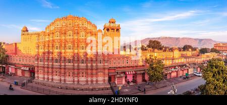 jaipur, hawa mahal, jaipur, hawa mahal Banque D'Images