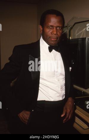 ***PHOTO** Sidney Poitier est décédé.Sidney Poitier Circa 1989 crédit: Ralph Dominguez/MediaPunch crédit: MediaPunch Inc/Alamy Live News Banque D'Images