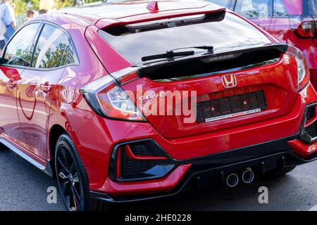 Galati, Roumanie - 15 septembre 2021 : Honda Civic 2021 Banque D'Images