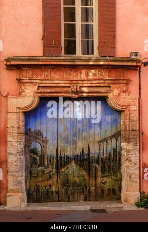 France, Vaucluse, Parc naturel régional du Luberon (Parc naturel régional du Luberon), Roussillon, étiqueté les plus Beaux villages de France (le plus B Banque D'Images