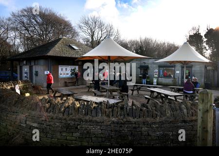 Crickley Hill Country Park Cafe, Gloucestershire, Royaume-Uni - 7 janvier 2022 photo d'Andrew Higgins/Thousand Word Media Banque D'Images