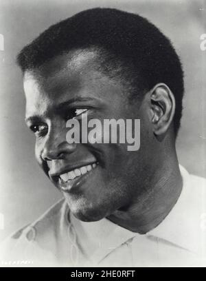 SIDNEY POITIER 1967.(image de crédit : Â Banque D'Images