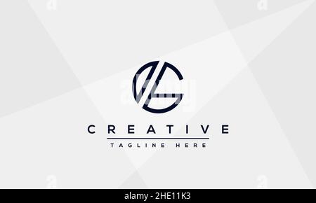 Design moderne et créatif avec logo vectoriel lettre G.Minimaliste G Luxury monogramme d'icône initiale Illustration de Vecteur