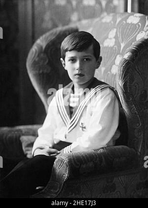 La dynastie Romanov -Alexei Romanov le seul fils de Tsar Nicholas II Banque D'Images