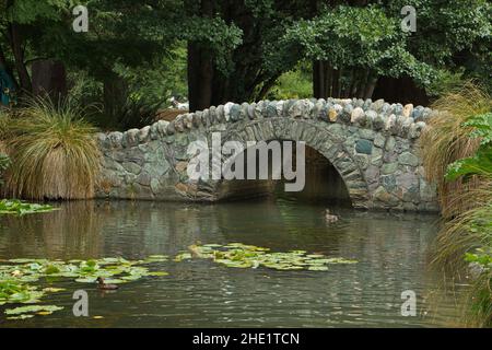 Jardins de Queenstown à Otago, sur l'île du Sud de la Nouvelle-Zélande Banque D'Images