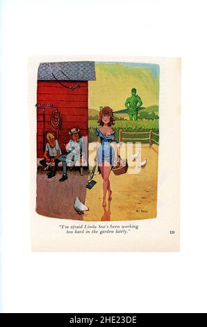 1965 juillet, bande dessinée du magazine « Playboy », États-Unis Banque D'Images