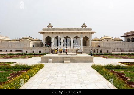 Fort d'Agra, Agra, Uttar Pradesh, Inde, Asie du Sud Banque D'Images