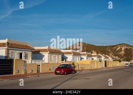 Propriété à Camposol, Espagne, UE.Camposol est une colonie populaire pour les anciens pats britanniques en Espagne, avec un mélange de locations de vacances et vécu dans des maisons Banque D'Images