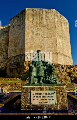 Château de Guzman el Bueno à Tarifa de Cadix, Andalousie Banque D'Images