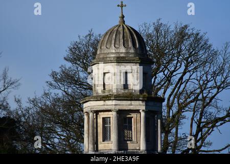 Le mausolée, construit pour le quatrième duc de Newcastle en l'honneur de sa femme Georgiana Elizabeth, construit en 1822 Banque D'Images