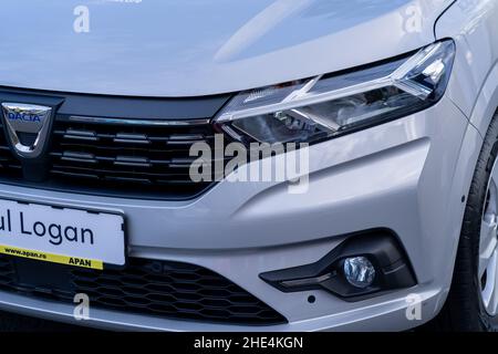 Galati, Roumanie - 15 septembre 2021 : 2021 New Dacia Logan Banque D'Images