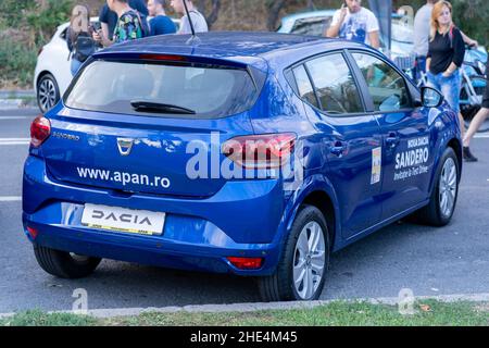 Galati, Roumanie - 15 septembre 2021 : 2021 New Dacia Sandero Stepway Banque D'Images