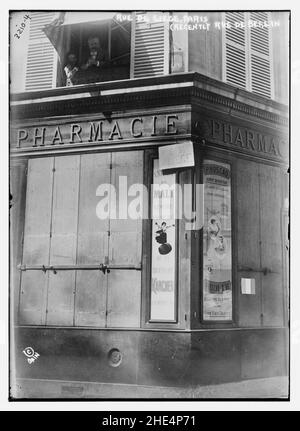 Rue de Liège, Paris (récemment Rue de Berlin) Banque D'Images