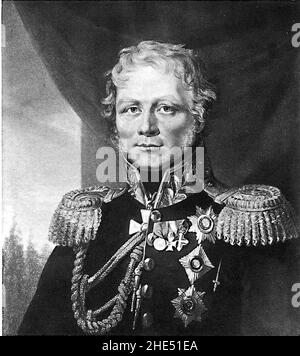 RusPortraits v2-197 le Baron Ferdinand Feodorovitch Wintzingerode. Banque D'Images