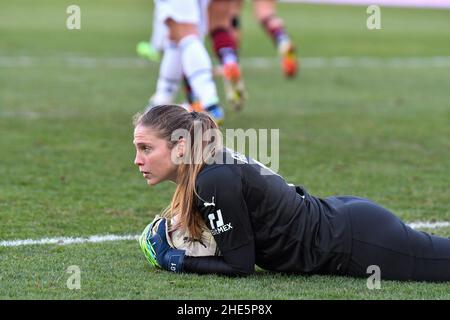 Frosinone, Italie.8th janvier 2022.Laura Giuliani - AC Milan Women (image de crédit : © Andrea Amato/Pacific Press via ZUMA Press Wire) Banque D'Images