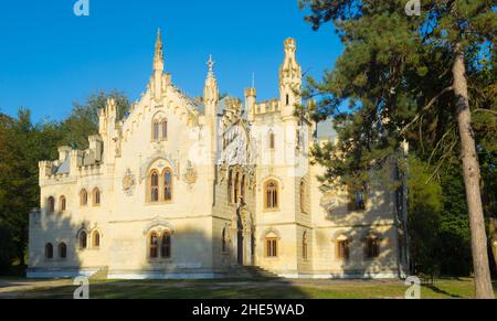 Château de Sturdza à Miclauseni, Roumanie Banque D'Images