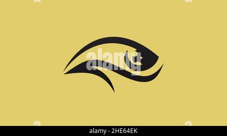 Un vecteur de concept Eye logo Design.Modèle de logo Focus Eye Vision Illustration de Vecteur