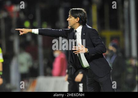 Simone Inzaghi entraîneur d'Inter, pendant le match de la série italienne Un championnat entre Salernitana vs Inter résultat final Salernitana 0 , Inter 5 Banque D'Images