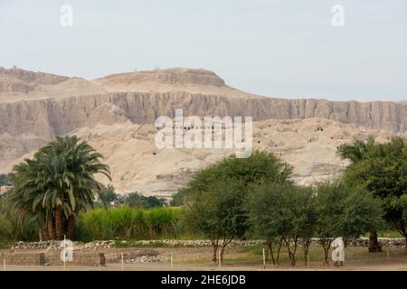 Tombe dans la vallée des rois près de Louxor, Egypte. Banque D'Images