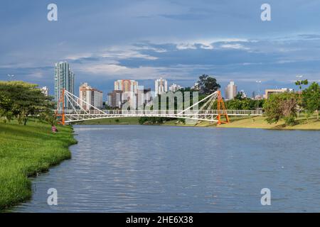 Scènes du parc écologique de la ville d'Indaiatuba dans l'intérieur de l'état de Sao Paulo Brésil Banque D'Images