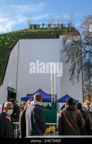 Marble Arch, Londres, Royaume-Uni.9th janvier 2022.Le dernier jour du Marble Arch Mound, considéré comme le pire monument de Londres avec un coût estimé de plus de £6 millions.Crédit : Matthew Chattle/Alay Live News Banque D'Images