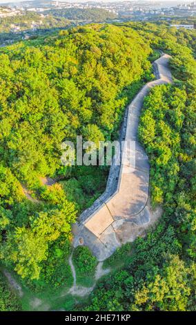 Fort no 7 à Vladivostok. La Russie à partir de 1350, le drone Banque D'Images