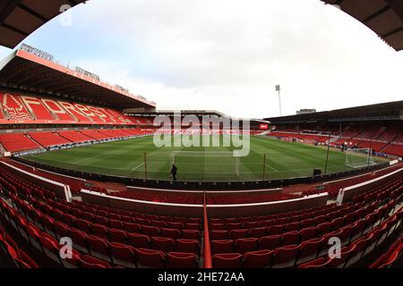 Nottingham, Royaume-Uni.09th janvier 2022.Vue générale de City Ground à Nottingham, Royaume-Uni, le 1/9/2022.(Photo de Mark Cosgrove/News Images/Sipa USA) crédit: SIPA USA/Alay Live News Banque D'Images