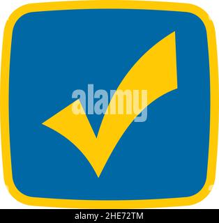 Logo vectoriel de l'application votant en ligne Illustration de Vecteur