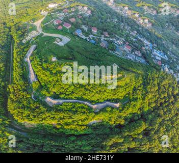 Fort no 7 à Vladivostok. La Russie à partir de 1350, le drone Banque D'Images